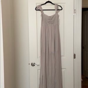Taupe long dress
